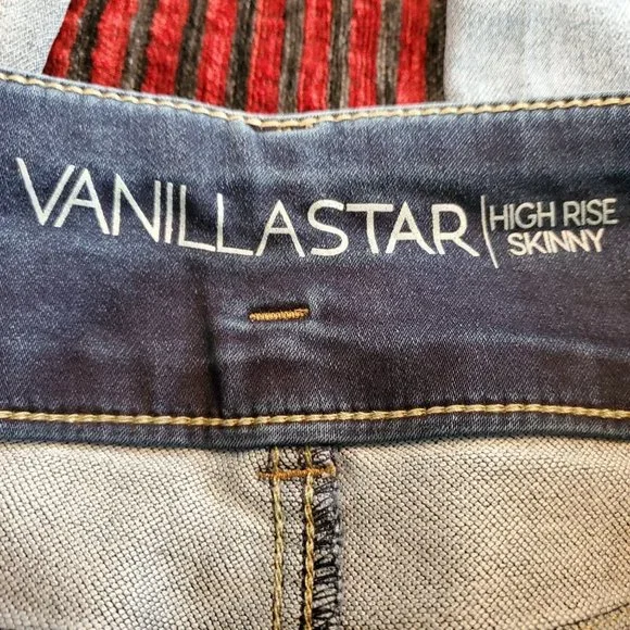 👀 Vanilla Star High Rise Skinny Jeans size 5 - Picture 6 of 8